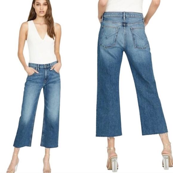 Hudson Sloane Extreme Baggy Cropped Jeans size 26 - Picture 1 of 11